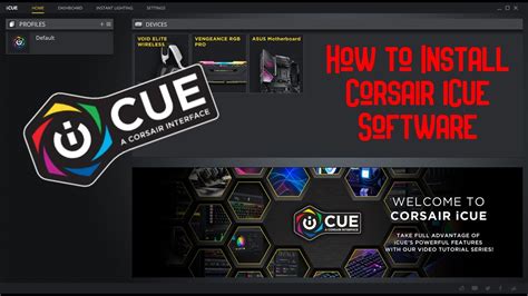 corsair icue downloads|install corsair icue software.